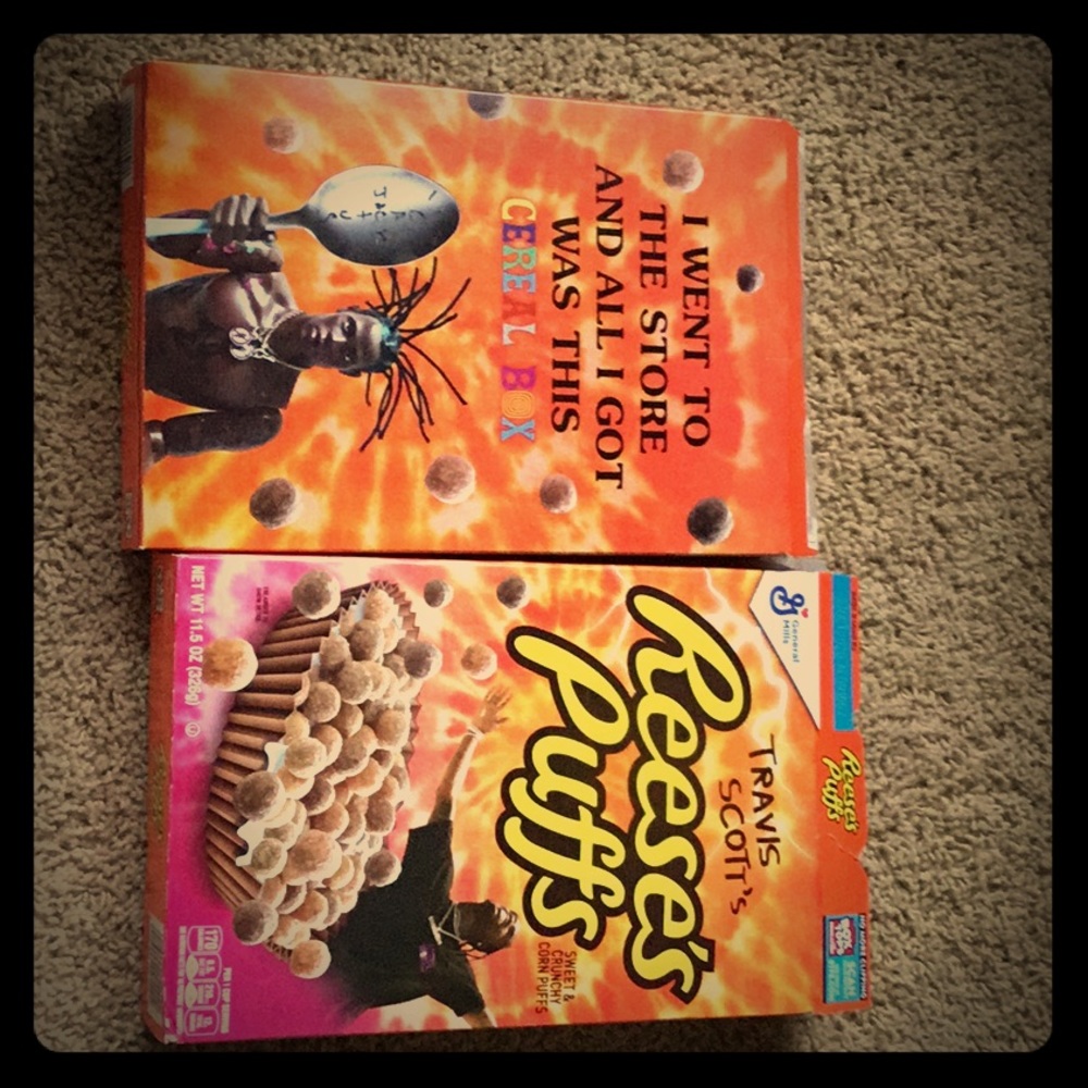 Travis Scott’s Reese’s Puffs Limited Edition box